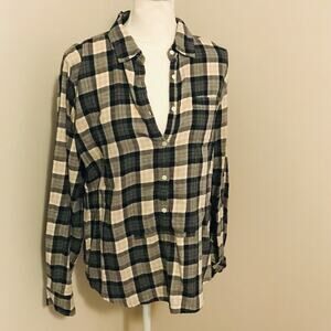J Crew Plaid Top